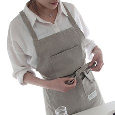 데코뷰 모카 미니 앞치마, 모카(베이지), 1개