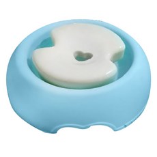 펫코디 바닐라하트 강아지식기, 블루, 1개