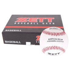 ZETT KBA 고등 대학용 공인구 BBK-101, 12개, 혼합 색상