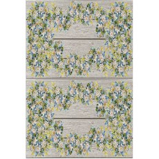 ROEM DESIGN 矽膠餐墊 Beauty 2入, 混合顏色, 385 x 285 mm