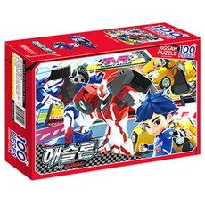 예림아이 애슬론 또봇 직소 퍼즐 오버사이즈 YR100-529, 100피스, 혼합 색상, 100피스, 1개