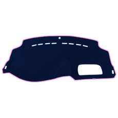 BlueCode 絲絨儀表板避光墊 + 防塵袋, 藍色 + 粉紅色, 雪佛蘭 Rezzo