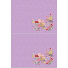 Roem Design 矽膠餐墊 花枝 2入, 2, 385 x 285 mm, 2個