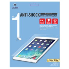 God Shield 平板電腦用防震強化保護貼 2入, 單一顏色