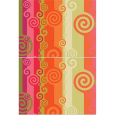 Roem Design 矽膠餐墊 風 2入, 385 x 285 mm, 1, 2個