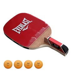 EVERLAST V-3.0桌球拍+桌球 4入, 混色