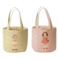 블럭마트 소녀감성 보온보냉 피크닉백, 2개입, 랜덤 발송