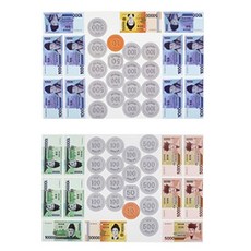 moms board Play House 韓國錢幣磁鐵玩具組, 56片, 1組