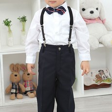 jackid 男童襯衫長袖長褲西裝套裝