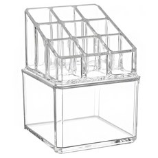 Philip Logistics 雙層壓克力化妝品收納架, 單一顏色, 1個