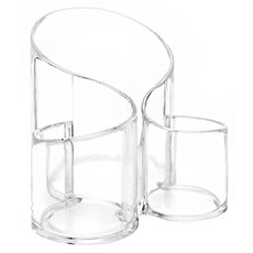 螺旋立式壓克力化妝收納盒, 單色, 1個