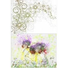 Roem Design 矽膠餐墊 花香白 + 自行車花盆, 混合顏色, 385 x 285 mm, 1個