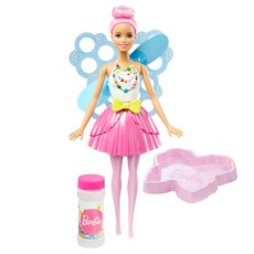 바비 비누방울 요정 마론인형, 혼합 색상, 1개