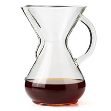 케멕스 글라스 핸들 드립서버, CM-6GH, 1개