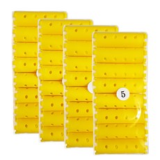 三和美工 豐盈造型髮捲 5號 8入, 單一顏色, 4入