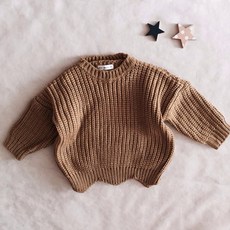 Blue Cushion女童款Neul波浪針織衫