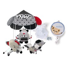 夢境juju黑白手機+手動八音盒套裝, 混色