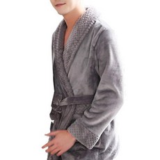 더자카 남성용 로열 스위트 샤워가운 XL, 1개, 그레이