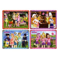 EUNHASOOMEDIA 蘇菲紅寶石 4 件拼圖, 1套, 10、18、24、35 件