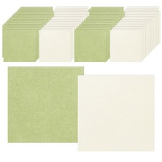 DING DONG PET 寵物防滑墊 100片組, 綠色+象牙白色