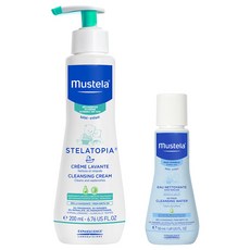 mustela 慕之恬廊 孩童Stelatopia卸妝霜 200ml+Hydra化妝水 50ml, 1組