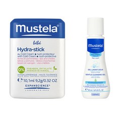 무스텔라 이드라 스틱 위드 콜드크림 9.2g + 젠틀 클렌징 젤 50ml 세트, 1세트