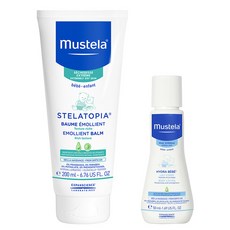 Mustella Stellatopia 潤膚膏 200ml + Hydra Bebe 身體乳 50ml 套組, 1組