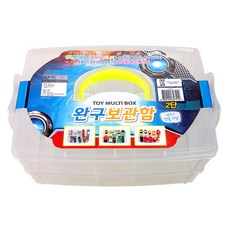 터닝메카드 완구 보관함 2단, 혼합 색상, 1개
