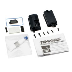 Traxxasr AX3628 Box receiver sealedp + foam pad + 2.5 x 8 mm CS 4p + 3 x 10 mm CS 2p, 혼합 색상, 1개