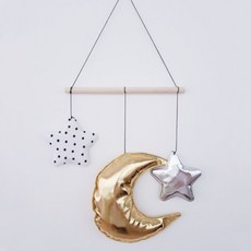 코지스토리 달 모빌, 골드 + 실버 + 블랙