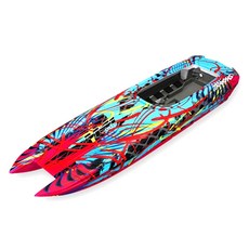 Traxxasr AX5766 Hull DCB M41 Hawaiian graphics fully assembled, 혼합 색상, 1개