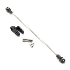 Traxxasr AX5741 Rudder pushrod assembled + servo horn + 3 x 18 mm BCS stainlessp + 3 x 15 mm CS stainless + 3 x 6 mm CS stainless + NL 3.0, 혼합 색상, 1개
