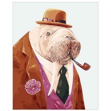 DIY傑作繪圖套組印章紳士, 混色