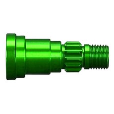 Pro-Line Racing AX7768G Stub axle aluminum green-anodized use only with #7750X driveshaft, 1개