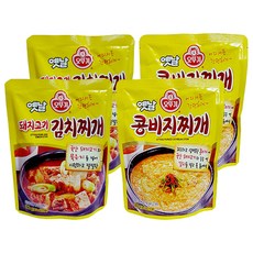 OTTOGI 不倒翁 傳統豬肉泡菜鍋 280g 2入+傳統豆渣鍋 300g 2入, 1組