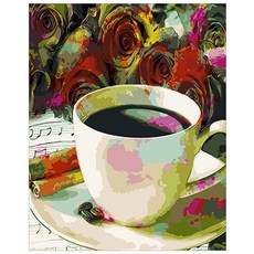 DIY繪製名畫組 玫瑰咖啡廳, 混色