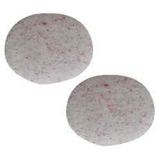 Beauty Pop圓形潔面海綿, 紅色的, 2件