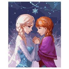 DIY 명화그리기 세트 만화그리기9, 혼합 색상, 1개