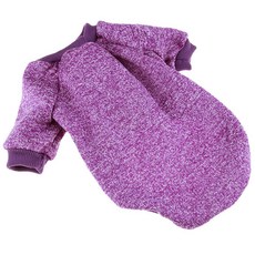 針織羅紋寵物衣服, H