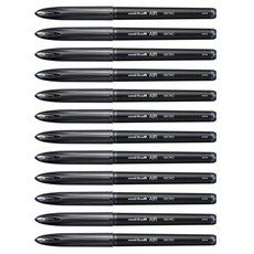 UniBallAir 三菱Unibol Air Pen UBA-188M, 黑色, 12件