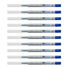 미쯔비시 스타일핏트 유성잉크 리필심 SXR-89-07 0.7mm, 블루, 10개