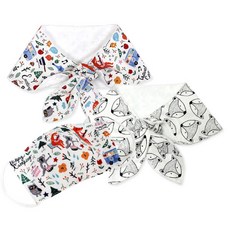 Dot Record兒童圍巾圍兜絲帶2p+兒童3D面具