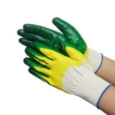 제이엠상사 국산 이중청코팅 장갑, 10개