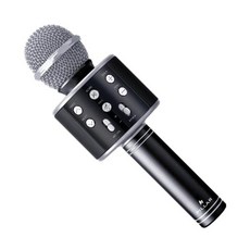 PILLAR 휴대용 블루투스 무선 마이크 스피커 BT-858M, BT-858M(Black)