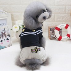 펫코디 미니 마린룩 반려동물 유니폼, B, 1개