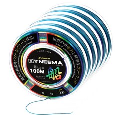 SAPA Dyneema 特級 PE 釣魚線 8股 5色 7號, 600m, 1個