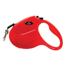 아울리빙 원버튼 애완동물 리드줄 레드, 1개