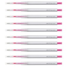 MITSUBISHI Style Fit 單色筆 0.28mm UMN-139, 嬰兒粉, 10入
