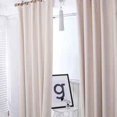 노노데코 그레이스 린넨룩 3중직 암막커튼