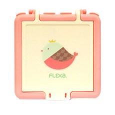 플렉사 치즈 컷팅 케이스 핑크 버드, 1개